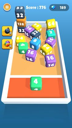 Fusion cube: 2048 merge - Screenshot 3