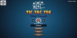 TIC TAC TOE with friends - Onl - Screenshot 1