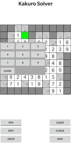Kakuro Solver - Screenshot 2
