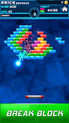 Brick Breaker Cyber - Screenshot 1