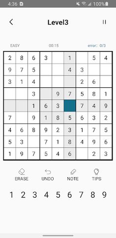 SUDOKU - Screenshot 1