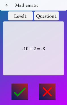True Or False Math Questions - Screenshot 2