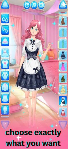 Anime fashion: Dress Up show - Screenshot 3