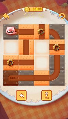 Pig Cookies: Slide Puzzle - Screenshot 2