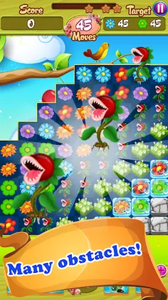 Flower Crush Match 3 - Screenshot 2