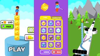 Cube Runner 2023 - 3D Rider - Screenshot 1