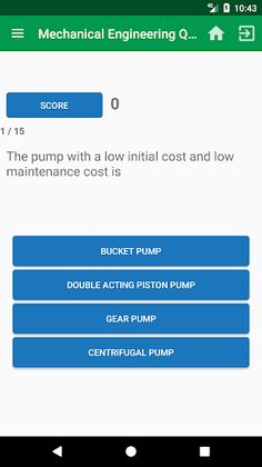 Mechanical Engineering QuizApp - Screenshot 3