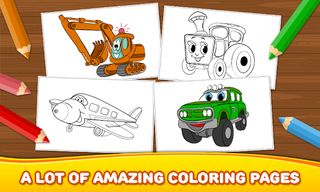 Boys Coloring Book: Cars - Screenshot 1