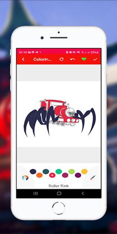 Choo-Choo charles Coloring 2 - Screenshot 3