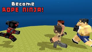 Dead Rope Ninja: Blocky City - Screenshot 1