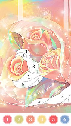 Rose Coloring Book Color Games - Screenshot 2