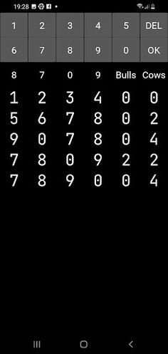 Bulls and Cows - Screenshot 4