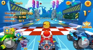Masks Heroes Power: Car Racing - Screenshot 2