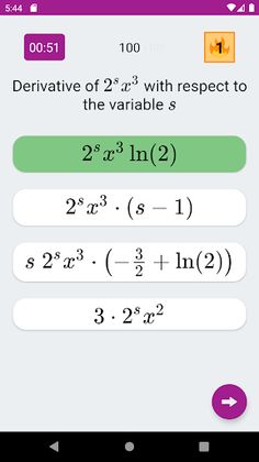 DerivApp: Derivative exercises - Screenshot 3