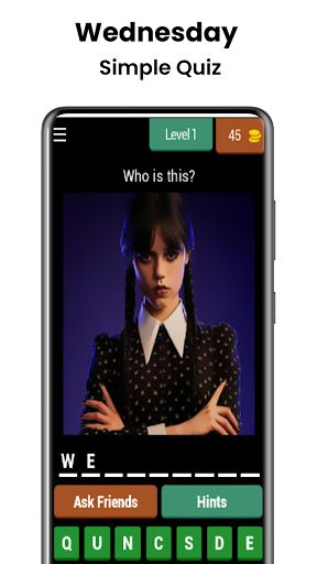 Wednesday Simple Quiz - Screenshot 2