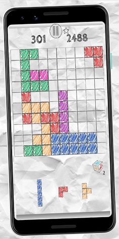 Paper Blocks Puzzle - Screenshot 1