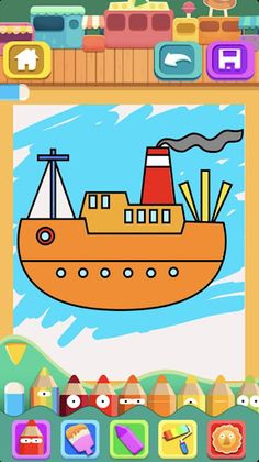 Toddlers coloring book - Screenshot 4