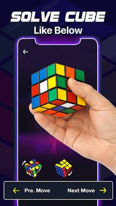 Rubik's Cube Puzzle Solver app - Screenshot 4