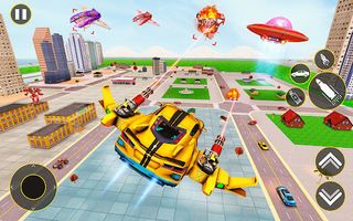 Flying Taxi Robot Transform 3D - Screenshot 3