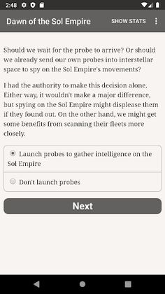 Dawn of the Sol Empire - Screenshot 1