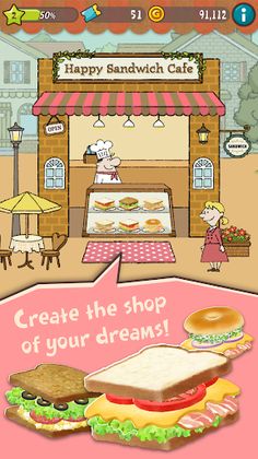 Happy Sandwich Cafe - Screenshot 1