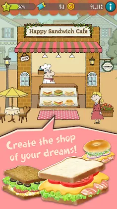 Happy Sandwich Cafe - Screenshot 1