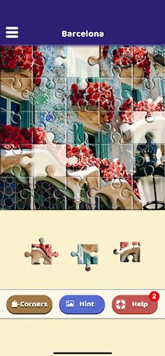Barcelona Sightseeing Puzzle - Screenshot 3