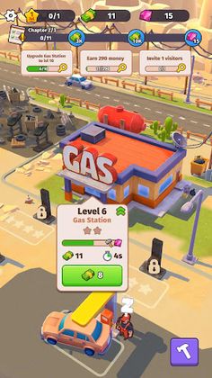 Roadside Empire: Gas station - Screenshot 1