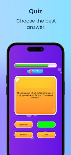 World war 1 Quiz - Screenshot 3