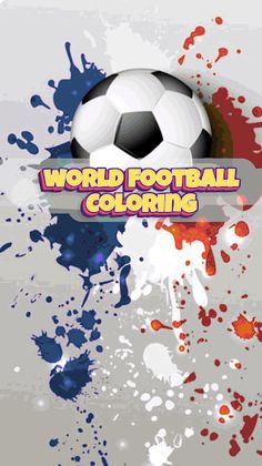 coloring world football - Screenshot 1