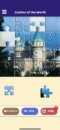Castles of the World Puzzle - Screenshot 2