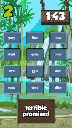 Word Fuse - match the halves - Screenshot 4