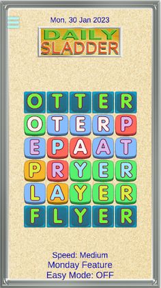 Sladder Daily Puzzle - Screenshot 3