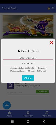 Cricket Cash - Play game - Screenshot 3