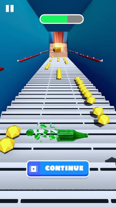 Bottle on Stairs: ASMR Games - Screenshot 2