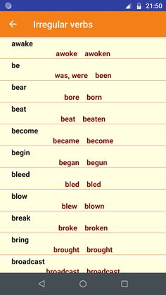 English Present Tenses - Screenshot 1