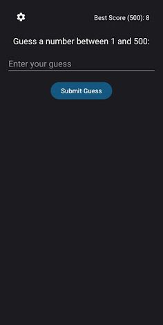Guess the number - Screenshot 1