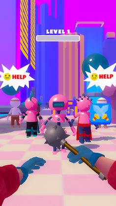 Cyber Stickman Hit 3D - Screenshot 1