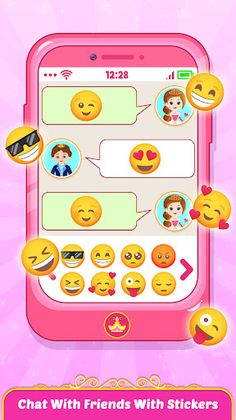 Pink Princess Baby Phone - Screenshot 4