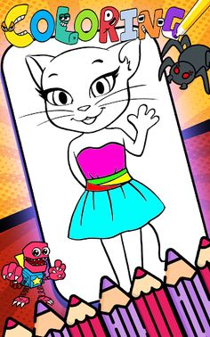 Talking Juan Scary coloring - Screenshot 4