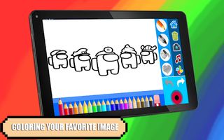 Among Coloring Us Game - Screenshot 2