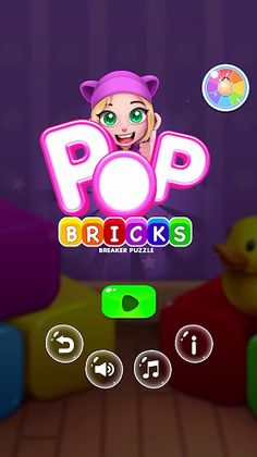 POP Bricks Breaker Puzzle - Screenshot 1