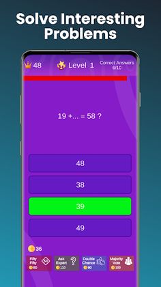 Math Quiz: Brain Training Game - Screenshot 2
