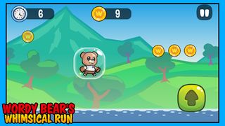 Wordy Bear's Whimsical Run - Screenshot 2