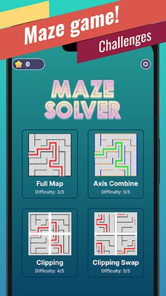 Maze Solver for Brain Training - Screenshot 1