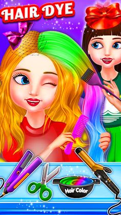 Tie Dye Haircut Salon Stylist - Screenshot 2