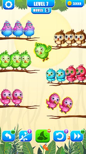 Color Bird Sort - Puzzle Games - Screenshot 2
