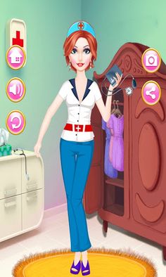 Beautiful Nurse Dress Up & Mak - Screenshot 4
