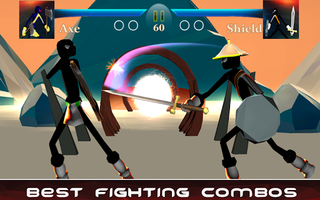 Stickman Kung Fu Fighting: Mid - Screenshot 1