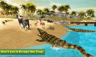 Hungry Animal Crocodile Attack - Screenshot 2